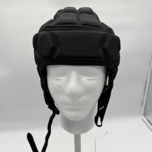 NWT Barnett Heat Pro Helmet 080410022302 Large Black Soft Shell Protective Rugby
